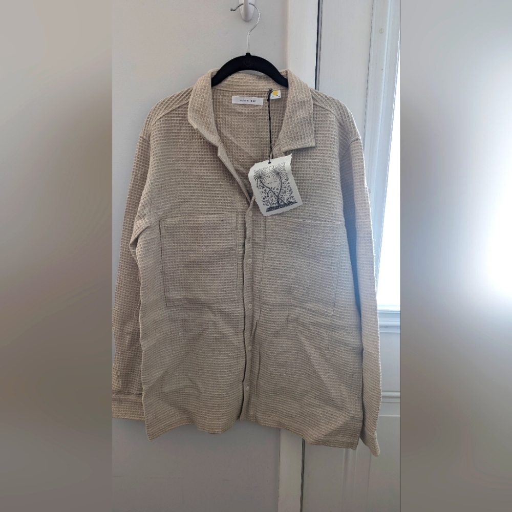 Cream colored Flannel Shirt